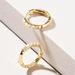 Anthropologie Jewelry | Anthropologie Iris Reversible Huggie Hoop Earrings | Color: Yellow | Size: Os