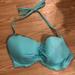 Victoria's Secret Swim | 3/$15 Victoria Secret Aqua Bikini Top 36c | Color: Green | Size: 36c