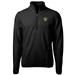 Men's Cutter & Buck Black San Jose State Spartans Team Logo Cascade Eco Sherpa Fleece Quarter-Zip Pullover Jacket