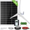 Kit ibrido da 520 w 12 v: generatore eolico cc da 400 w con pannello solare da 120 w per sistema di