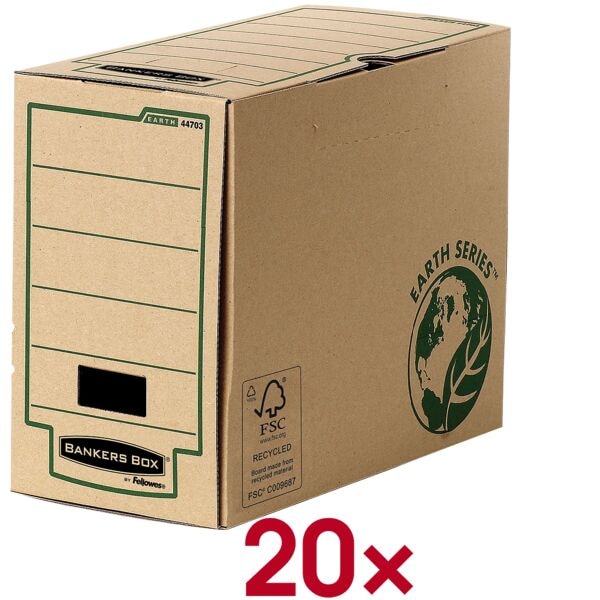 Bankers Box Earth Series 20er-Pack Archivboxen »Earth Series« 15,3 x 31,9 x 25,4 cm, 15.3x25.4x31.9 cm Image