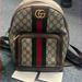 Gucci Bags | Gucci Backpack. Used But Very Well Taken Care Of. Dust Bag, Box And Receipt. | Color: Brown/Cream | Size: Os