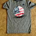 Adidas Shirts & Tops | B1g1 Adidas American Flag Soccer Shirt | Color: Black | Size: Mb