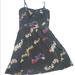 American Eagle Outfitters Dresses | American Eagle Outfitters Floral Dress | Color: Gray | Size: 4