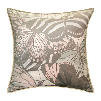 Edie@Home Velvet Bold Butterfly Decorative Pillow ...