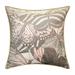 Edie@Home Velvet Bold Butterfly Decorative Pillow Dec Pillow by Edie@Home in Light Pastel Pink