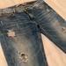 Zara Jeans | Distressed Blue Jeans | Color: Blue | Size: 8