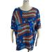 Lularoe Tops | Lularoe Medium Usa Flag Top Irma Short Sleeve Blue Red White | Color: Blue | Size: M