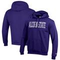 Men's Champion Purple Alcorn State Braves Eco Powerblend Pullover Hoodie