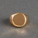 Lucky Brand Signet Ring in Gold