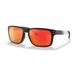 Oakley OO9102 Holbrook Sunglasses - Men's ARI Matte Black Frame Prizm Ruby Lens 55 OO9102-9102Q2-55