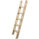 Ccsh Bunk Bed Ladder Universal Wooden RV Bunk Ladder 29.5"/ 39"/ 49"/ 59" Long, Interior Sturdy Motorhome Parts Twin Bed Bunk Ladder, for Loft Bedroom Dorm (Size : 125cm/49)