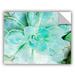 Bungalow Rose Jeanetta Teal Succulent 1 Removable Wall Decal Metal in Blue | 24 H x 32 W in | Wayfair 7924BC8AFC214CD39A9DF31886E173D5