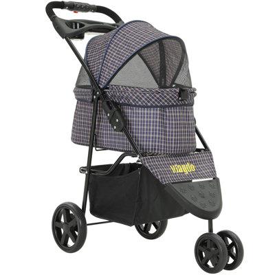 VIAGDO Folding Jogger Stroller in Gray, Size 38.9 H x 31.4 W x 18.1 D in | Wayfair DJ453591_5