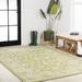 White 72 x 47 x 0.19 in Area Rug - Canora Grey Demians Bohemian Textured Weave Floral Indoor/Outdoor Rug | 72 H x 47 W x 0.19 D in | Wayfair