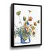 Red Barrel Studio® Blue Bees Gallery Canvas in Blue/Yellow | 24 H x 18 W x 2 D in | Wayfair E8672B087E754D09BF6E614010B443EC