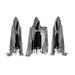 The Holiday Aisle® Lighted Grim Reaper Halloween Garden Stake Polyester in Black/Gray | 47.24 H x 6.3 W x 68.11 D in | Wayfair