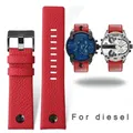 Bracelet de montre en cuir pour homme et femme bracelet de montre rouge bracelet en cuir souple