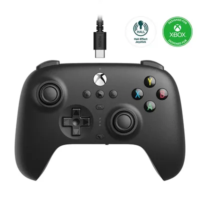 8BitDo - New Ultimate Wired, Hall Effect Joystick Update, Gaming Gamepad for Xbox Series, Series S,