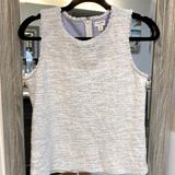 J. Crew Tops | J. Crew | Twill Weaved Sleeveless Blouse | Color: Blue/White | Size: S