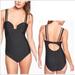 Athleta Swim | Athleta Womans Black Large Aqualuxe One Piece | Color: Black | Size: L