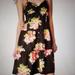 American Eagle Outfitters Dresses | American Eagle Outfitters Black Floral Dress, Size 6 | Color: Black/Red | Size: 6