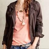 Anthropologie Jackets & Coats | Anthropologie Hei Hei Faroe Anorak Utility Hooded Lace Jacket Size Xs | Color: Brown | Size: Xs