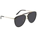 Gucci Accessories | New Gucci Grey And Gold Aviator Men's Sunglasses | Color: Gold/Gray | Size: 58mm-19mm-145mm