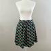 J. Crew Skirts | J Crew 100% Silk Skirt - Lined / Pockets / Size 2 | Color: Black/Blue/Brown/Green/White | Size: 2