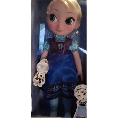 Disney Toys | Disney Parks Animators' Collection Frozen Little Girl Elsa With Olaf Doll | Color: Black/Blue | Size: Os (Girl)