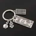 Porte-clés modèle dollar USD sac à main arbre à billets souvenir fait main porte-clés cadeau