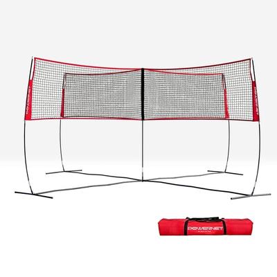 PowerNet Volleyball Four Square Standalone Net with Frame