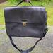 Coach Bags | Coach Vintage Black Leather Briefcase Bag | Color: Black | Size: Os