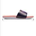 Nike Shoes | Nike Soft Cushion Slides | Color: Gray/Orange | Size: 7