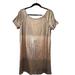 Free People Dresses | Free People Sequin (Gradient) Mini Dress: Size S | Color: Gold | Size: S