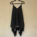 Anthropologie Dresses | Anthro Entro V Neck Tassel Swing Dress Size L | Color: Black/White | Size: L