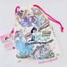Disney Accessories | Disney Princess Retro Drawstring Pouch Bag | Color: Pink | Size: 8.25” X 10.62”