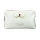 Ted Baker Large Abbie Wash Cosmetic Toiletry Make Up Bag Case in Ivory Cream