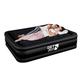 Get Fit Air Bed with Built In Electric Pump - Premium King Size - Blow Up Bed with 2 x Free Pillows - Elevated Inflatable Air Mattress for Outdoor, Camping, Tents - Black Mono