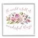 Stupell Industries Wonderful Things Calligraphy Saying Motivational Flower Blossoms by Tara Moss - Painting Canvas in Green/Pink | Wayfair