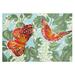 "Liora Manne Illusions Katonah Butterflies Indoor/Outdoor Mat Aqua 1'11"" x 2'11"" - Trans Ocean ILU23336504"