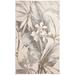 "Liora Manne Canyon Tropical Leaf Indoor/Outdoor Rug Ivory 1'10"" x 4'11"" - Trans Ocean CYNR5937902"