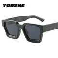 YOOSKE-Petites lunettes de soleil carrées vintage pour hommes et femmes lunettes de soleil rétro