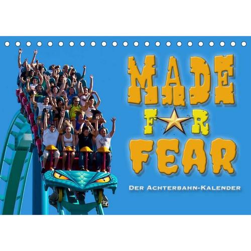 Made for Fear - Der Achterbahnkalender (Tischkalender 2023 DIN A5 quer)