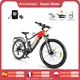 Accolmile-VTT électrique 48V 750W moteur central Bafang batterie 20Ah avec étagères vitesse