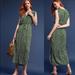 Anthropologie Dresses | Anthro Maxi Dress | Color: Cream/Green | Size: M