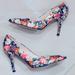 Nine West Shoes | Nine West Tatiana Multicolor Floral Print Pumps | Color: Blue/Pink | Size: 8.5
