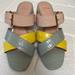 J. Crew Shoes | J Crew Penny Color Block Sandal | Color: Pink/Yellow | Size: 8