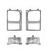 1987-1988 Chevrolet R20 Parking Light and Headlight Bezel Kit - DIY Solutions