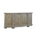 Furniture Classics Briquette 78.75" Wide Pine Solid Wood Sideboard Wood in Blue | 36.25 H x 78.75 W x 16.5 D in | Wayfair 20-130WB